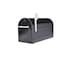 Architectural Mailboxes Mailbox, Black, Post Mount, Large 7900-7B-SR-10 - alternate 8